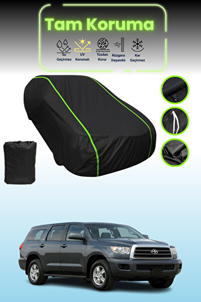 Dokaca Neo غطاء حماية للسيارة من القماش الأسود المتوافق مع سيارة تويوتا سيكوي...