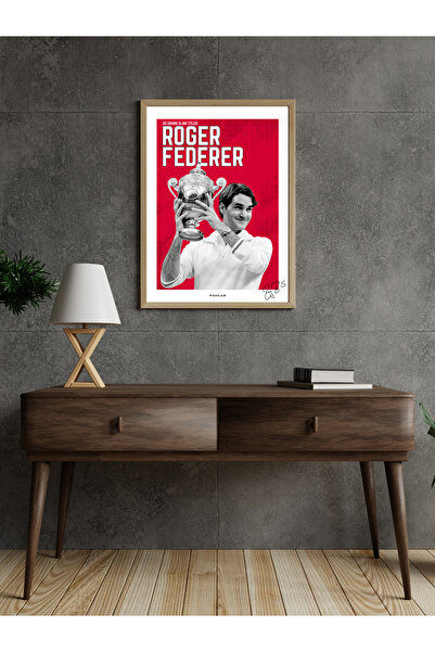 Pixaflair - Roger Federer - Tenis - Çerçevesiz Poster