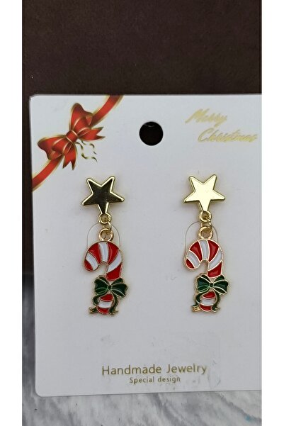 Çelik New year's women's gold christmas gift figured earrings
