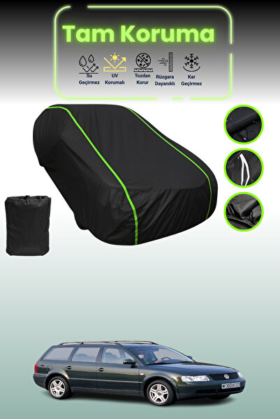 Dokaca Neo Black Neon Corded Fabric Volkswagen Passat Variant 1997 - 2000 Com...