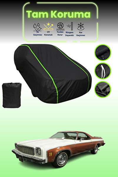 Dokaca Neo غطاء حماية من القماش للسيارة باللون الأسود النيون قماش مجدّل شيفروليه ماليبو إل كامينو