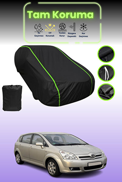 Dokaca Neo غطاء حماية للسيارة من القماش الأسود اللامع قماش مجدّل تويوتا كورول...