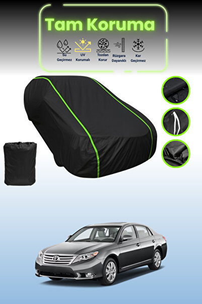 Dokaca Neo غطاء حماية للسيارة من القماش الأسود اللامع قماش مجدّل تويوتا أفالو...