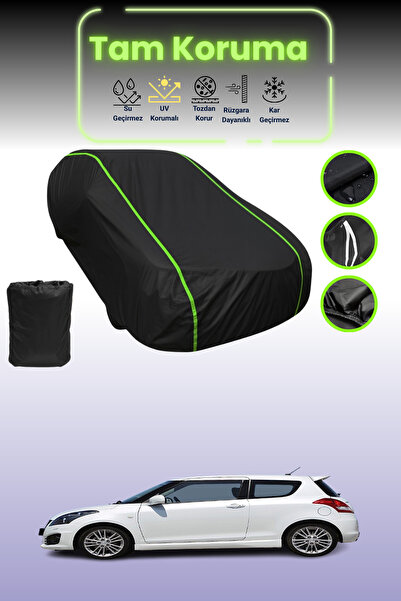 Dokaca Neo غطاء حماية للسيارة باللون الأسود النيون قماش مجدّل سوزوكي سويفت 3 ...