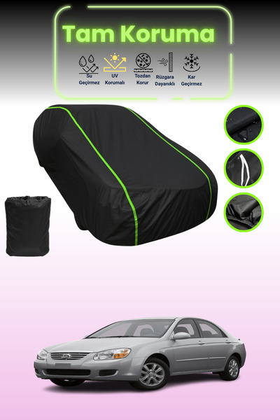 Dokaca Neo غطاء حماية للسيارة باللون الأسود النيون قماش مجدّل كيا سيراتو / سب...