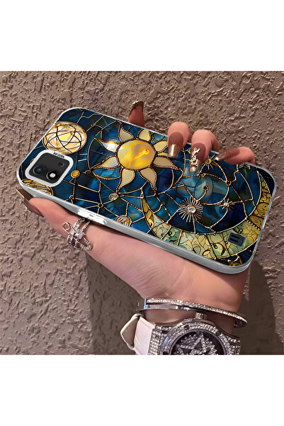 Hontinga حافظة هاتف متوافقة مع هاتف Realme C20/C20A ذات ظهر صلب ومضادة للسقوط...