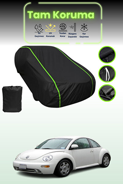 Dokaca Neo غطاء حماية من القماش للسيارة باللون الأسود النيون قماش مجدّل فولكس...