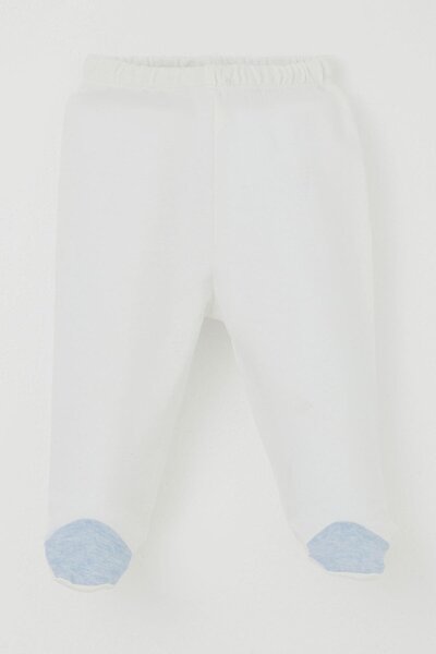 Breeze Baby Boy Booties with Bottom Basic 0-3 Months, Ecru