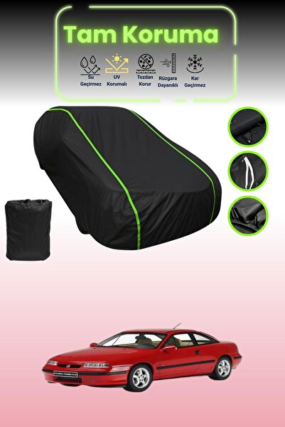 Dokaca Neo غطاء حماية للسيارة من القماش الأسود المتوافق مع سيارة أوبل كاليبرا قماش مجدّل