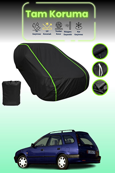 Dokaca Neo غطاء حماية للسيارة باللون الأسود النيون قماش مجدّل تويوتا كورولا و...