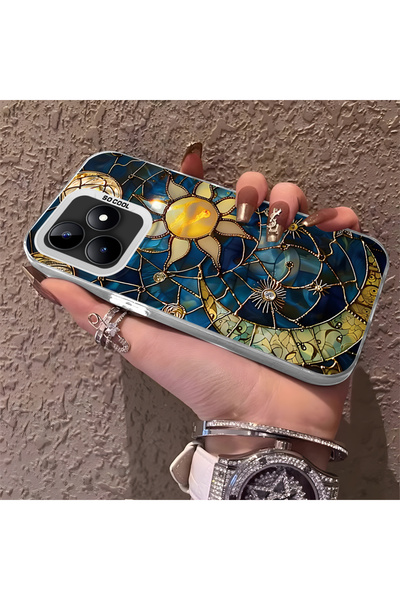 Hontinga حافظة هاتف متوافقة مع هاتف Realme Note 50 4G ذات ظهر صلب ومضادة للسق...