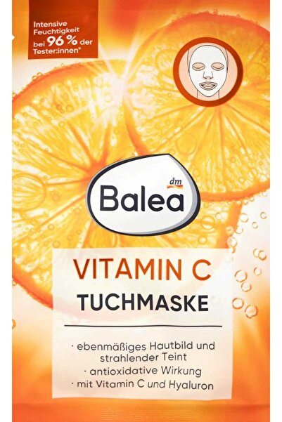 BALEA C vitamini içeren kağıt maske, 1 adet