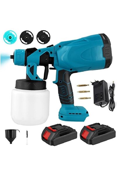 Denx مسدس رش طلاء كهربائي DX4500 | محمول باليد، خزان قابل للفصل سعة 800 مل لل...