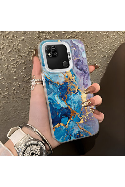 Hontinga حافظة متوافقة مع هاتف Xiaomi Redmi 9C، حافظة هاتف صلبة مضادة للسقوط،...