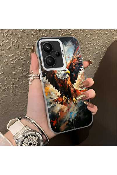 Hontinga Xiaomi Redmi Note 13 Pro Plus+ 5G Uyumlu Kılıfı Sert kabuk Anti Düşm...