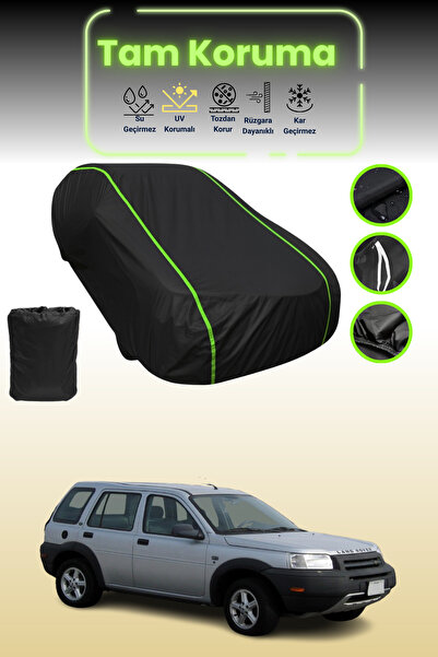 Dokaca Neo غطاء حماية للسيارة من القماش الأسود اللامع قماش مجدّل لاند روفر فريلاندر 1 متوافق مع غطاء حماية السيارة من القماش الأسود اللامع