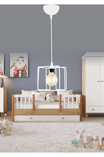 Alvina Aydınlatma DALAN BEYAZ TELLİ TEKLİ MUTFAK HOL ÇOCUK ODASI AVİZESİ