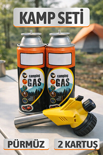 Badem10 Çakmaklı Pürmüz DMX4661 Kamp Piknik Mangal Mutfak Hobi Kendinden Çakm...