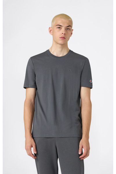Champion SS Tee Erkek Gri  Tişört - 220278-KK022