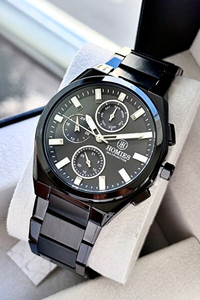 Homies Men's Multifunctional Guaranteed Wristwatch with Steel Calendar Hm9B87 with Bracelet Gift