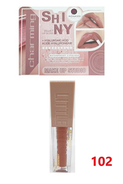 RS Ronassi Cosmetics Velvet Shiny +Hyaluronic Acid Lipgloss Parlak Likit Ruj