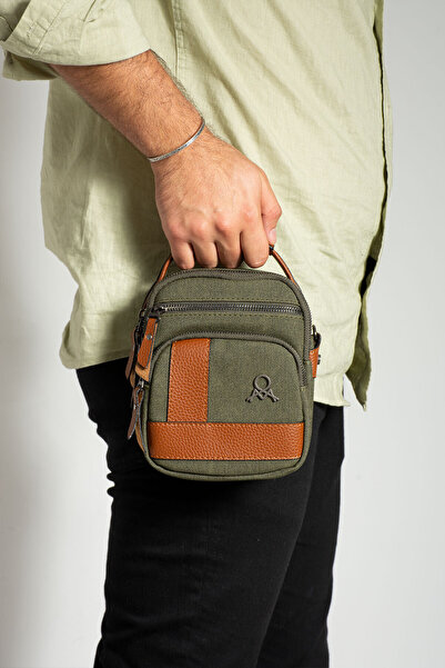 PASSTELL Canvas Men's Hand and Shoulder Bag