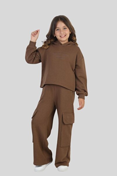 ww waka waka kids store Κοριτσίστικο σετ φόρμας Val de Loire με τύπωμα πλαϊνή...