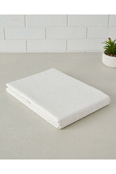 REDTAG Cream Floral Jacquard Tablecloth