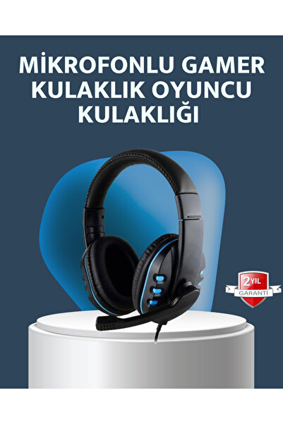 Kanonik Education سماعة رأس سلكية للألعاب مع ميكروفون ستيريو - نقل صوت مريح وواضح