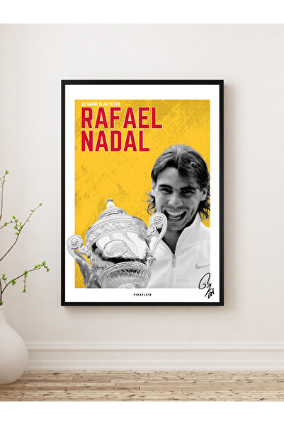 Pixaflair - Rafael Nadal - Tenis - Çerçevesiz Poster