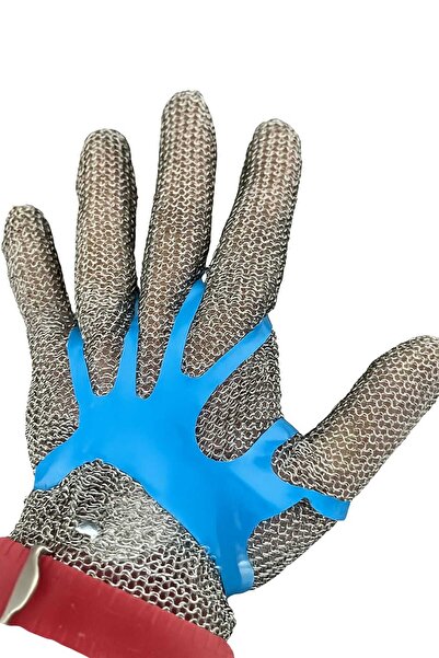 RETON Çelik Örgü Eldiven (5 Parmak)(S,M,L,XL Beden)(%100 Paslanmaz)
