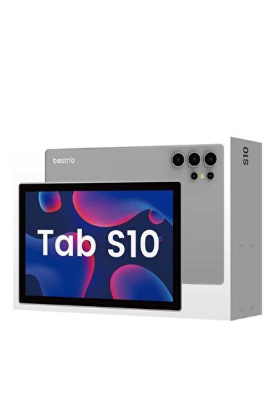 Bestrio جهاز لوحي Tab S10 بشاشة 10.1 بوصة: يدعم شبكات الجيل الخامس، معالج ثماني النواة، ذاكرة وصول عشوائي 6 جيجابايت، سعة تخزين 128 جيجابايت، نظام تشغيل أندرويد 13، يدعم شريحتين SIM + حزمة من 4 قطع
