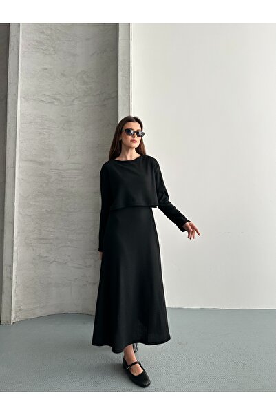 eyyebelle طقم نسائي مكون من مبطن بالصوف قطعة من البلوزات القصيرة