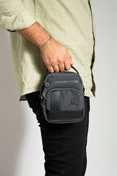 PASSTELL Canvas Men's Hand and Shoulder Bag