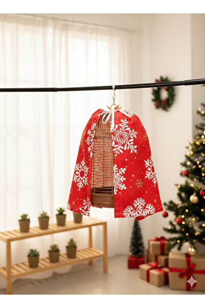 NEDA HOME Snowflake Patterned Birdcage Top Cover