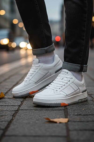 Lufian Men's Sneaker Shoes White