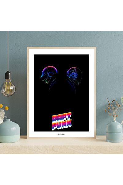 Pixaflair - Daft Punk - Mistery - Çerçevesiz Poster