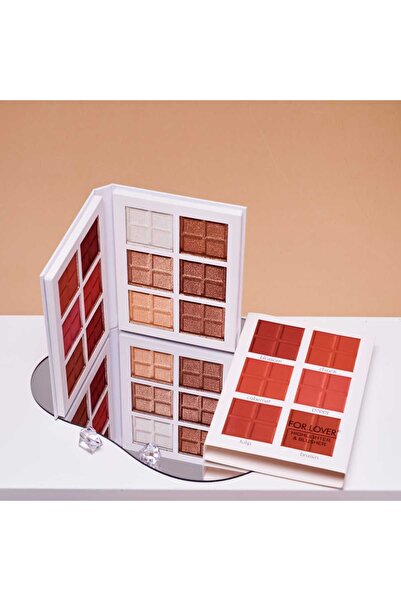 FOR LOVER Blush and highlighter palette