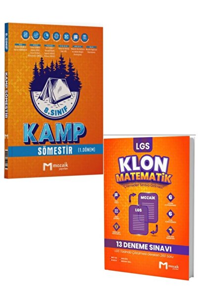 Anla Kazan Yayınları Mozaik 2026 8. Sınıf LGS Kamp Sömestır 1. Dönem+Matemati...