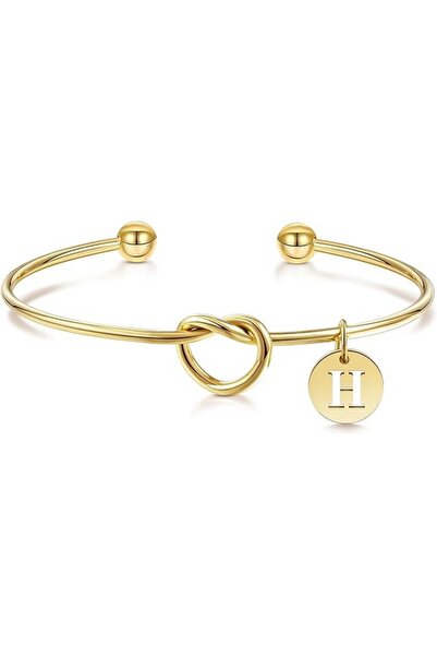 OEM YeGieonr gold bracelet with initial H made of stainless steel, model 11