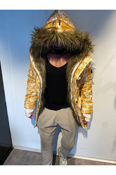 OPEN MAN Dağ Desenli Mont