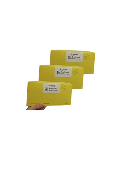 Daycare 100% Viscon Yüz Temizleme Havlusu 3'lü Set - Yıkanabilir Tekrar Kulla...