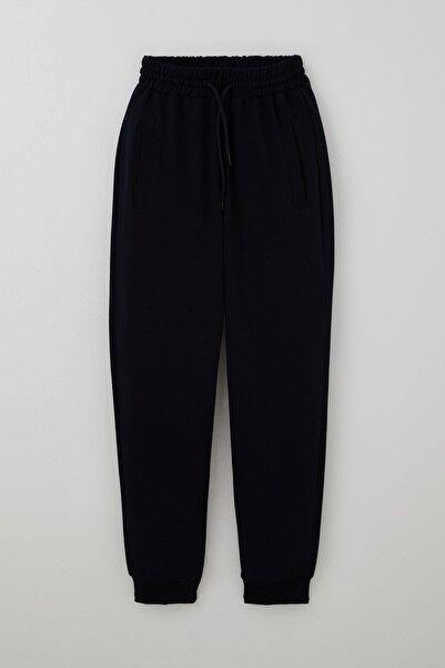 Poyraz Bebe Pantaloni de sport pentru băieți Poyraz Kids, cu șireturi, buzunare, talie elastică, 9-12 ani, bleumarin