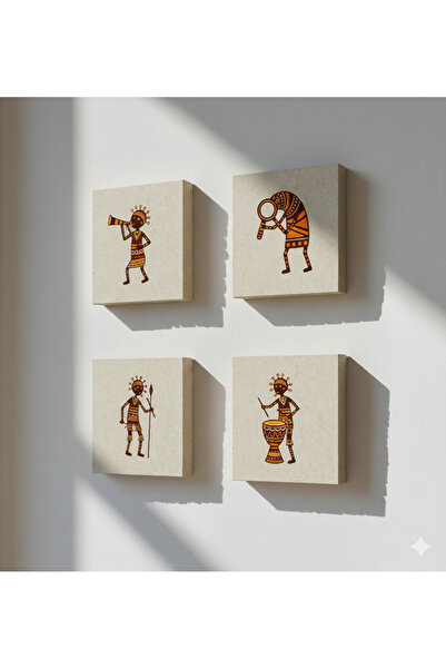 Etniky Taş Tablo Afrika Kabile Etnik Sembol