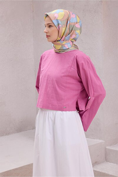 Belli ΜΕΤΑΞΩΤΟ ΜΑΝΤΗΛΙ ΜΕ ΓΕΩΜΕΤΡΙΚΟ ΣΧΕΔΙΟ 4213D (TWILL) ΠΟΥΔΡΑ - 50