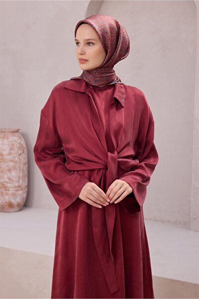 Belli وشاح حريري بنقشة الفهد 4208D (تويل) - 80