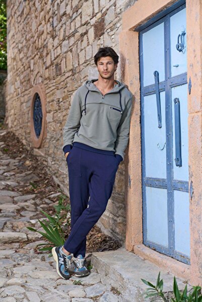 Cossy By Aqua طقم رياضي رجالي كاكي 26182