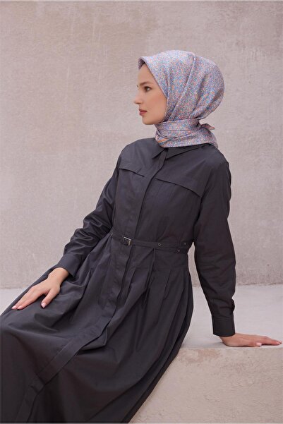 Belli Eșarfă de mătase cu imprimeu leopard 4208D (Twill) Mentă - 35