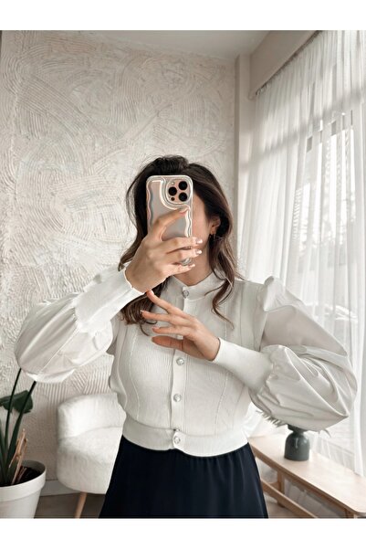 Poliyance Poll Hayal Ekru Hırka