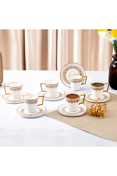 Aryıldız Celestia 12 Parça 6 Kişilik Kahve Fincan Takımı 90 ml